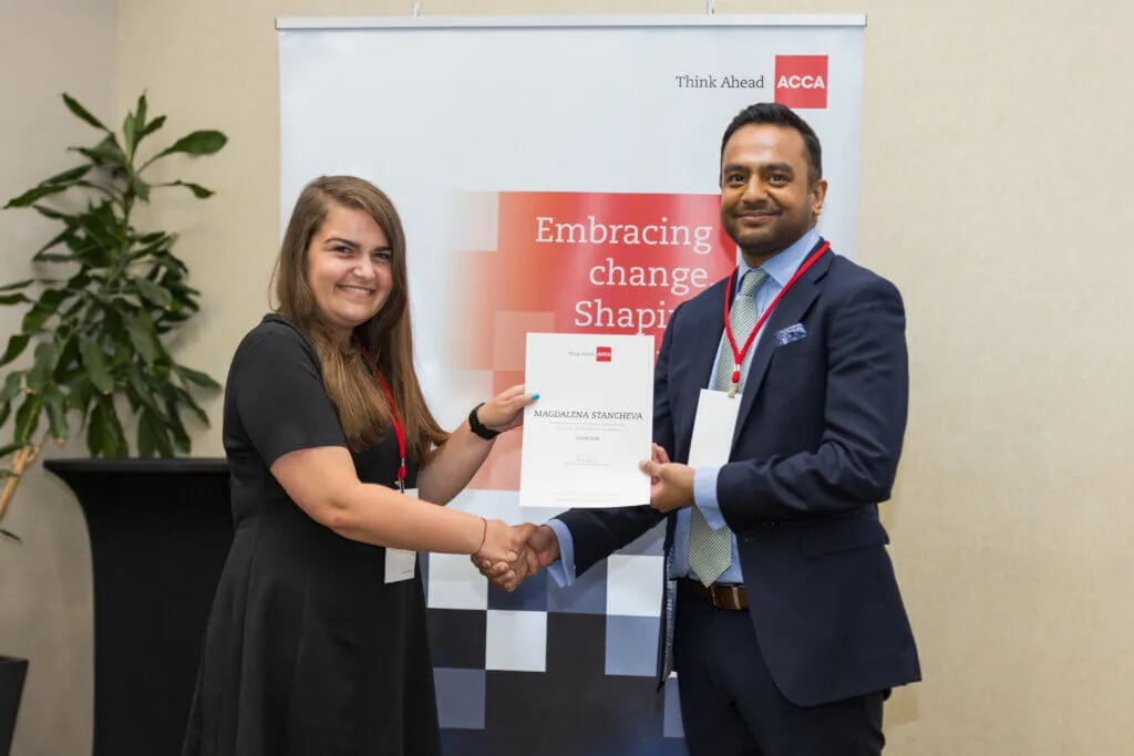 Maggie received her ACCA diploma