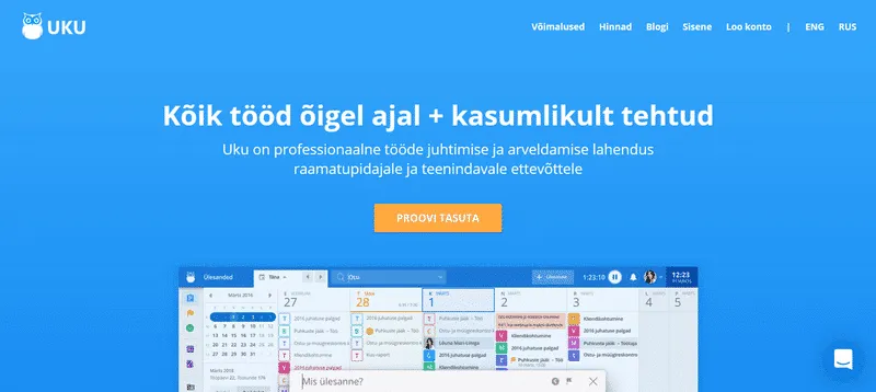 Uku tarkvara avaleht