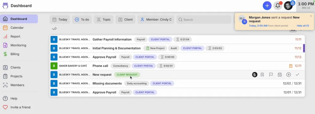 Client portal and collaboration approaches