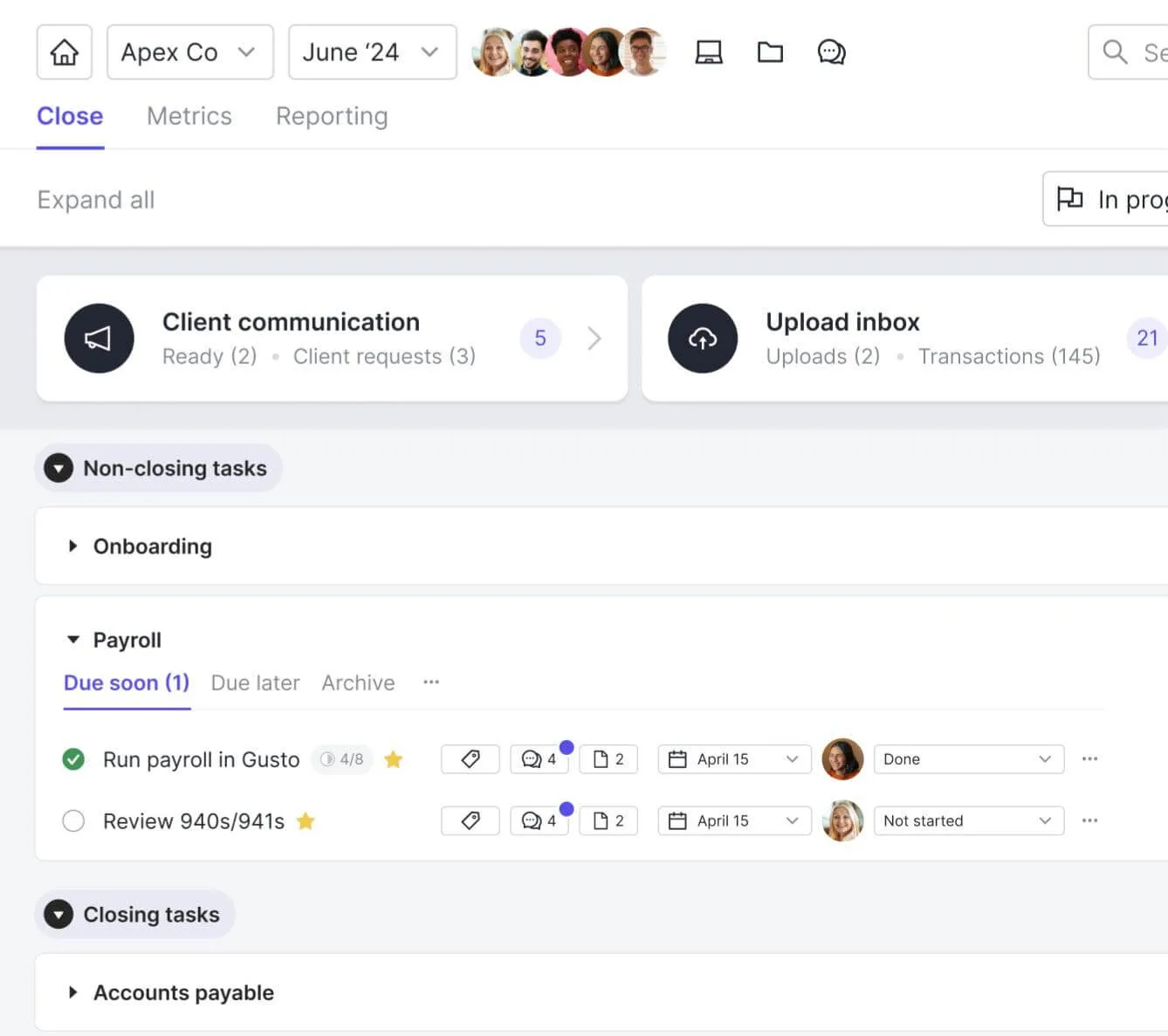 Double homepage and product overview