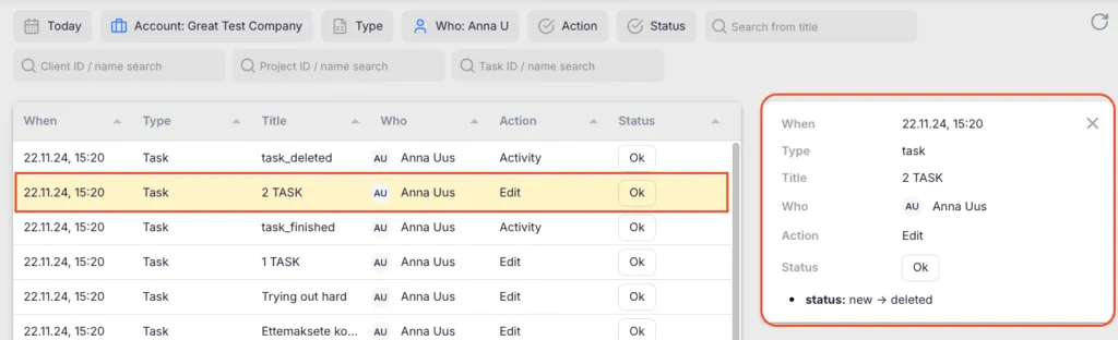 Reporting and analytics