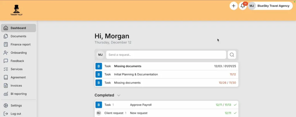 Client portal functionality varies dramatically