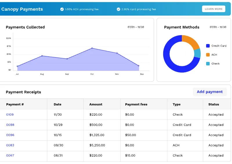 Time tracking and billing integration