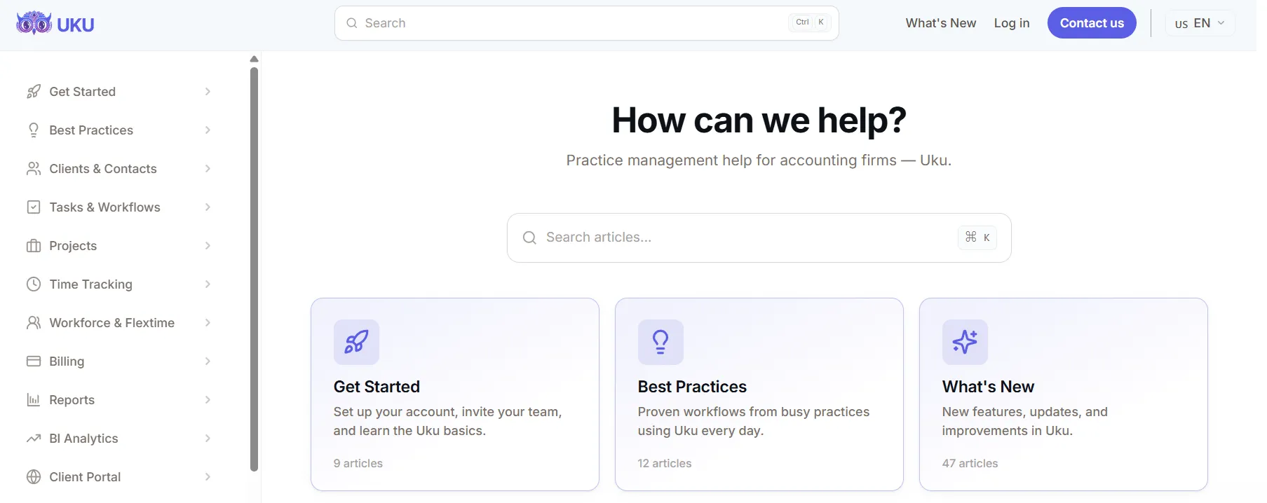 Uku help center