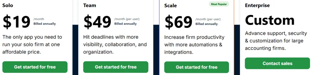 Pricing models reflect different value proposition page