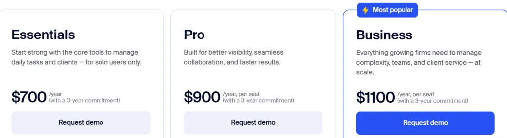 Taxdome pricing page