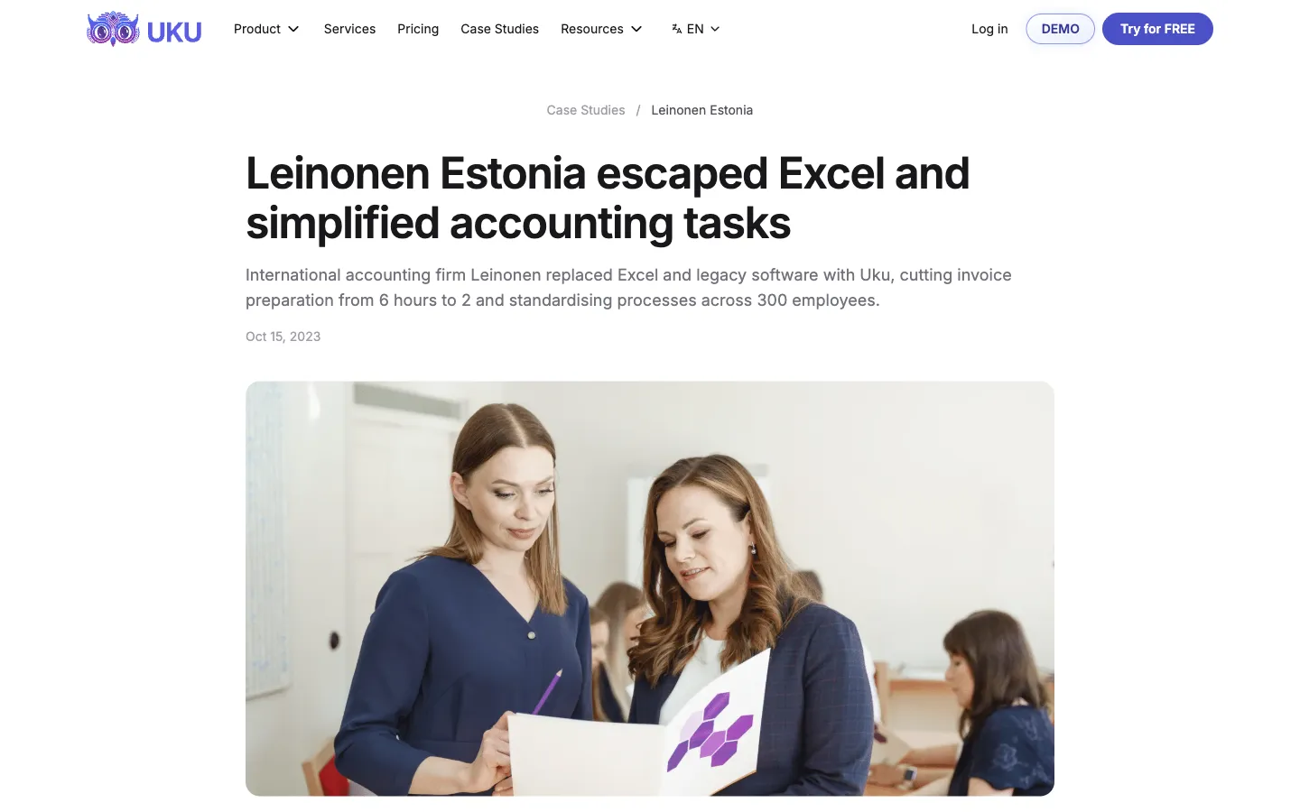 Uku Leinonen Estonia case study