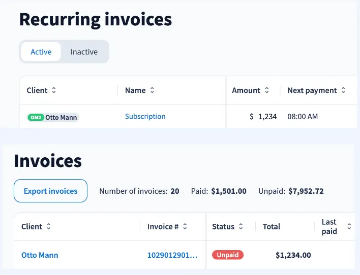 Automated billing and profitability analysis