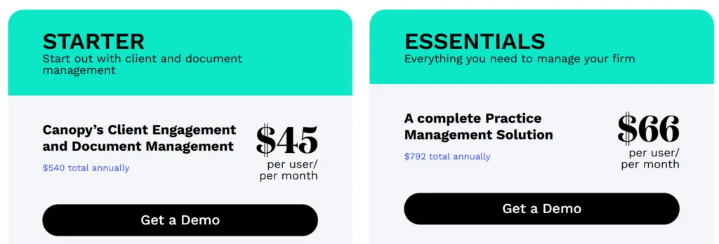 Pricing models reveal different target markets page