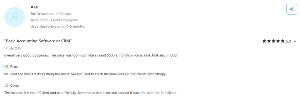 Billing and invoicing efficiency