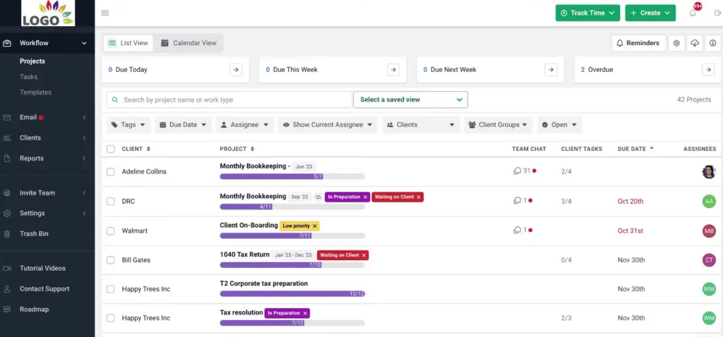 Client portal and international capabilities