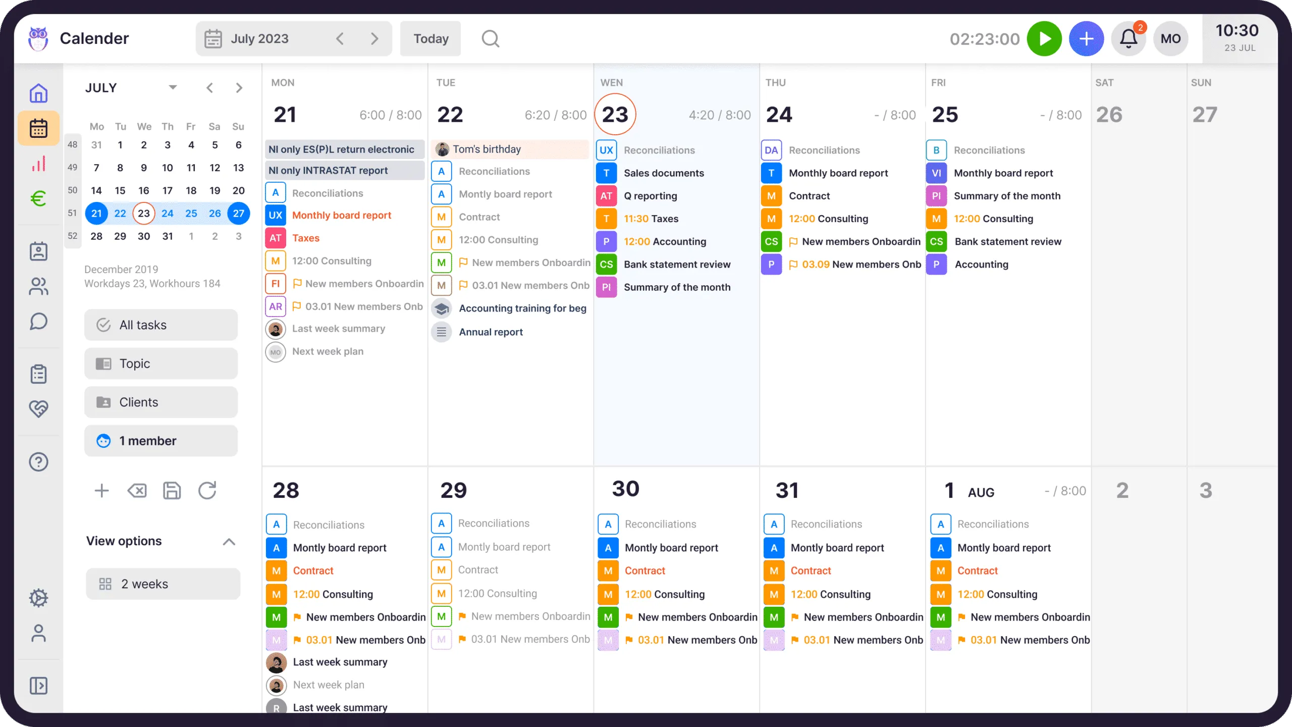 accounting task management