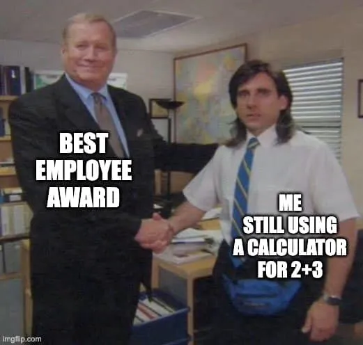 funny accountant calculator meme