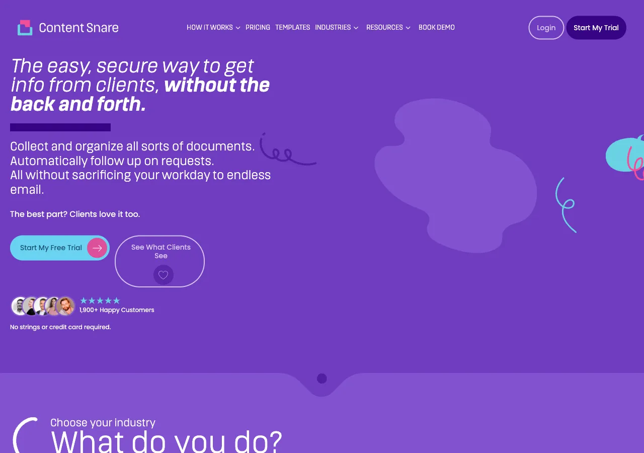 Content Snare — document collection tool for accountants