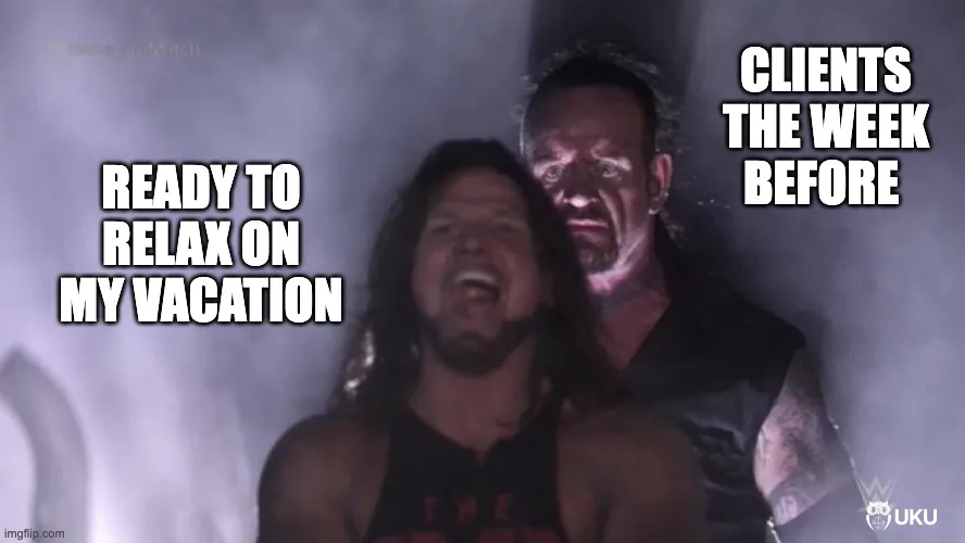 funny vacation meme