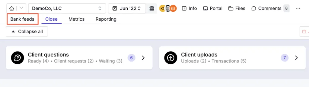 Double AI-powered bank feed categorization