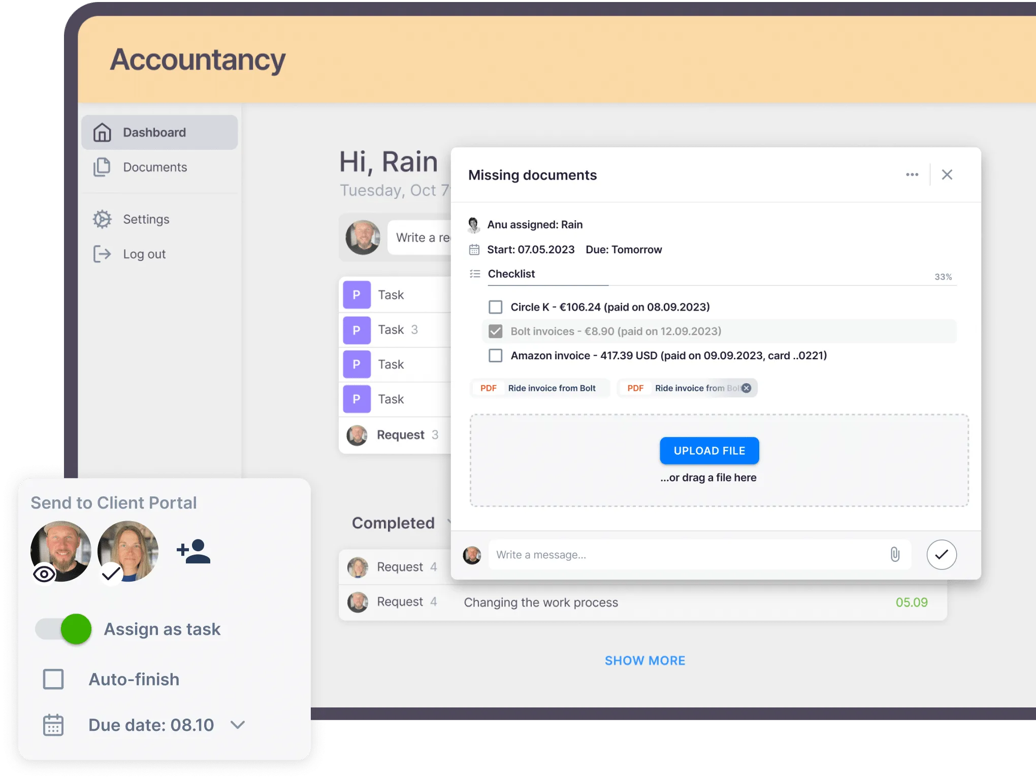 Uku’s Client Portal
