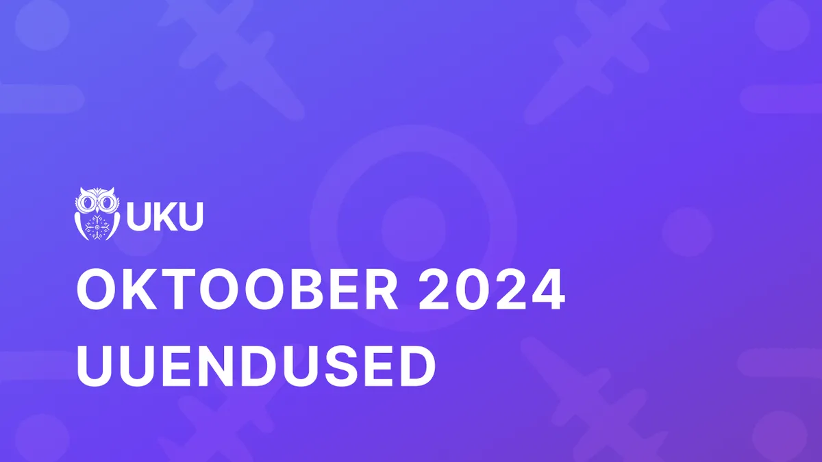 Uku oktoobri uuendused 2024 webinar cover