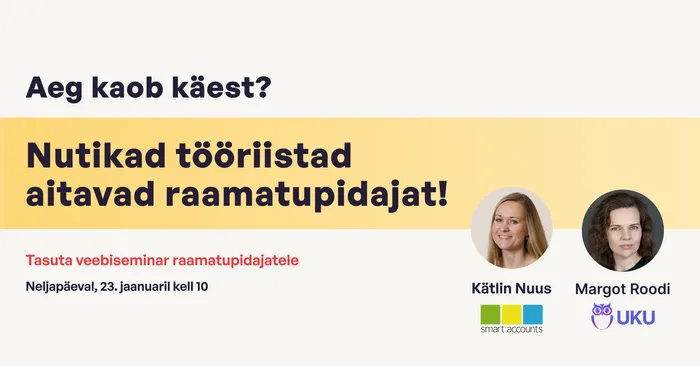 Nutikad tööriistad aitavad raamatupidajat