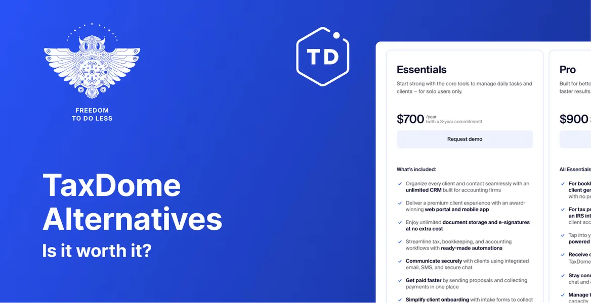 6 TaxDome Alternatives: Specialized Practice Management Tools for Accounting Firms (2026)