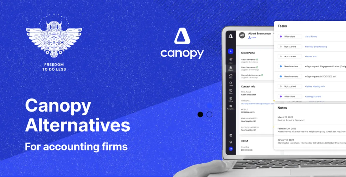 7 Best Canopy Alternatives: Practice Management Tools for Growing Accounting Firms In 2026