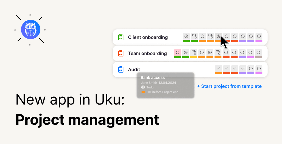 Cover for New in Uku: Project Management for Accounting Firms