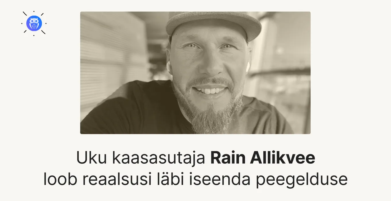 Rain Allikvee: kunstnik, kelle lõuendiks on tehnoloogia blog post