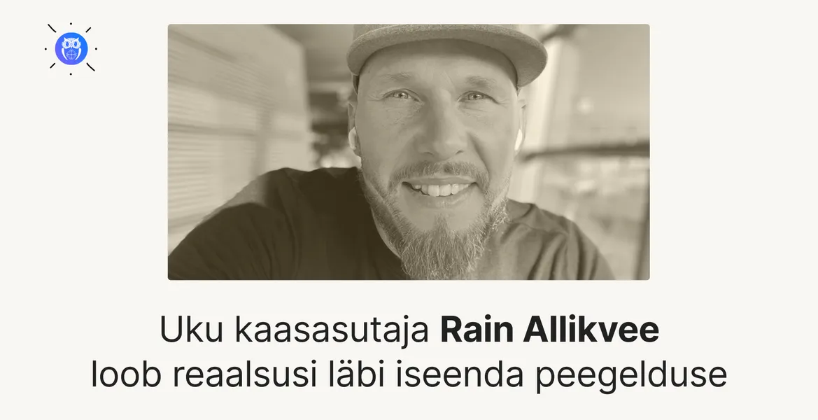 Rain Allikvee: kunstnik, kelle lõuendiks on tehnoloogia