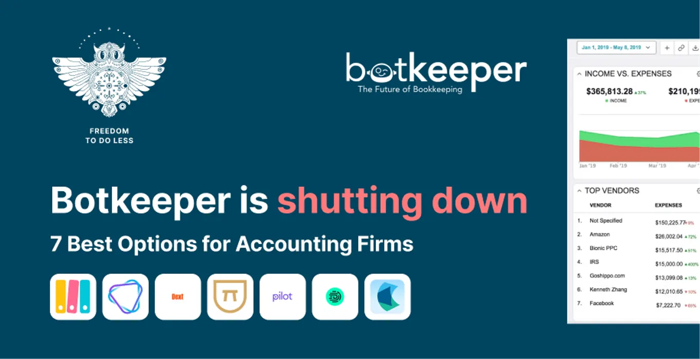 Botkeeper Is Shutting Down: 7 Best Alternatives for Accounting Firms blog post