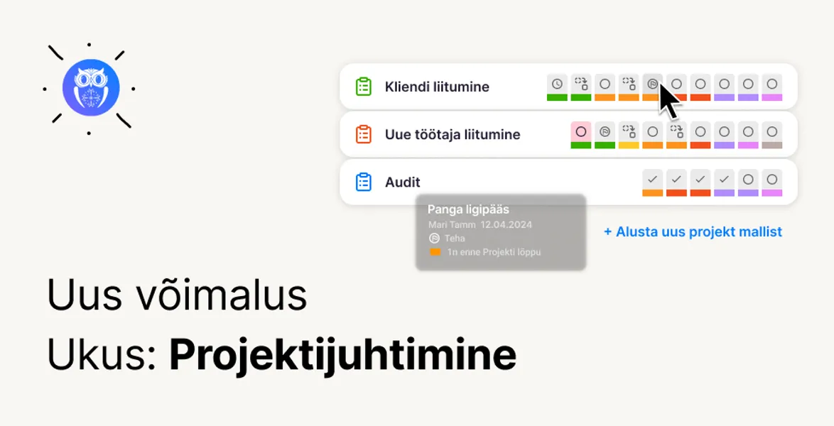 Uus võimalus Ukus - Projektijuhtimine