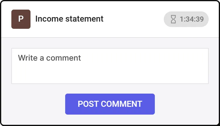 Uku's task view — effective internal communication ensures better work