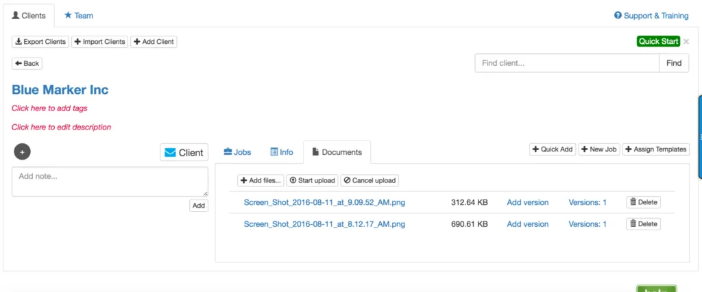 Jetpack Workflow client document upload feature