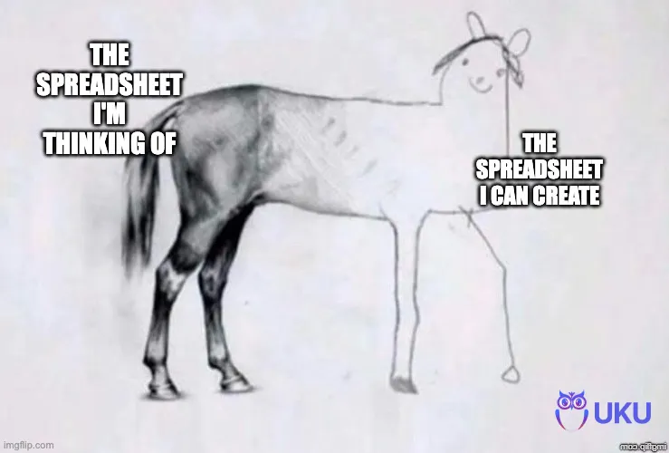 Spreadsheet meme