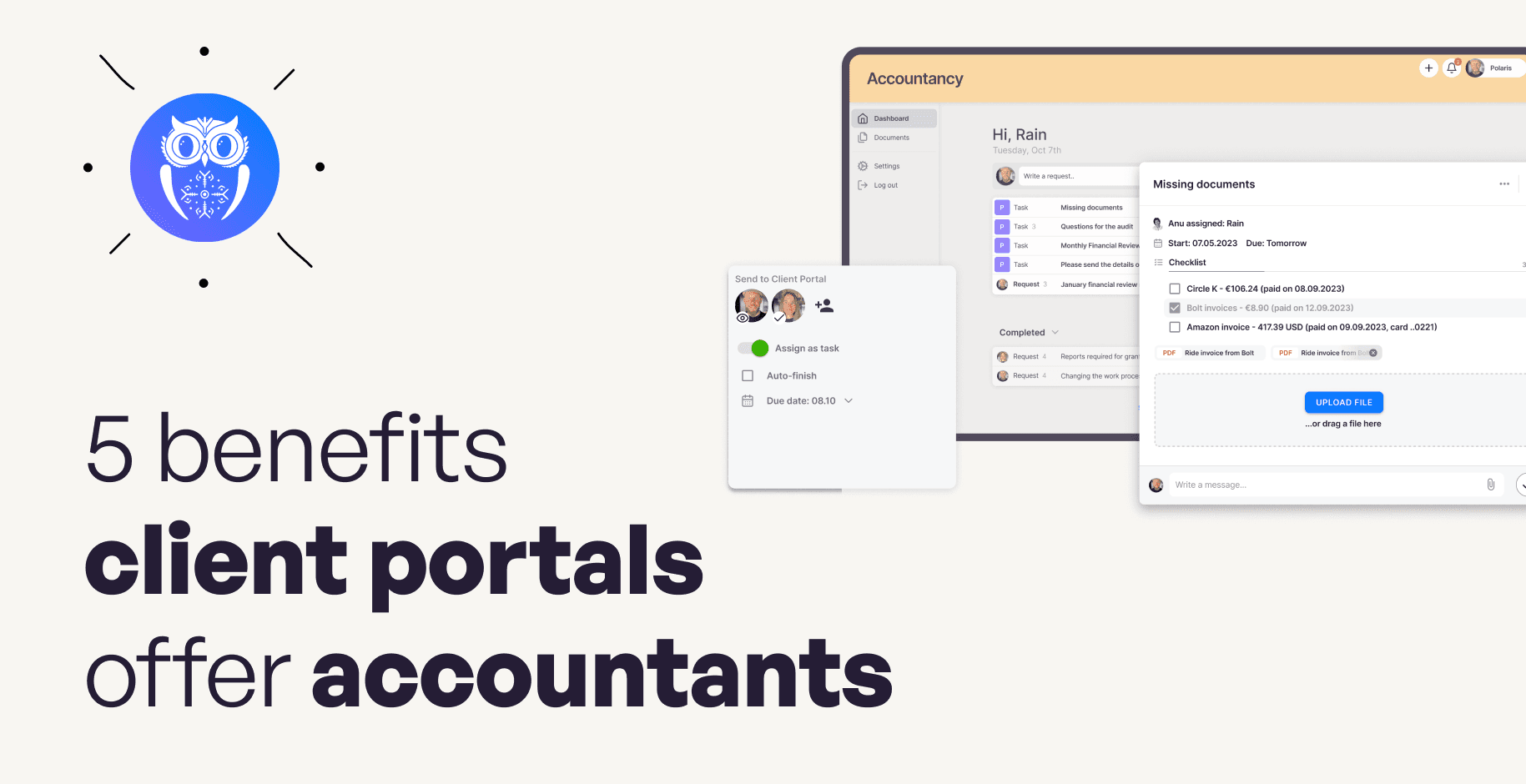 Cover for 5 Reasons To Use a Client Portal for Accountants and Bookkeepers