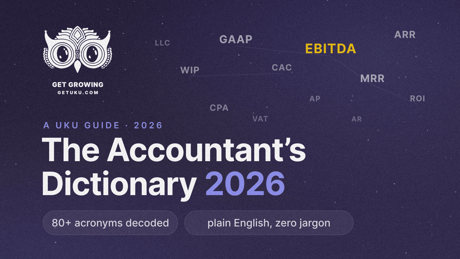 Cover for The Ultimate Accountant’s Dictionary: 100+ Acronyms & Abbreviations for Modern Firms (2026 Edition)
