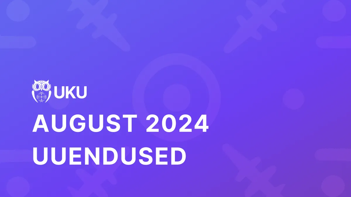 Uku augusti uuendused 2024 webinar cover