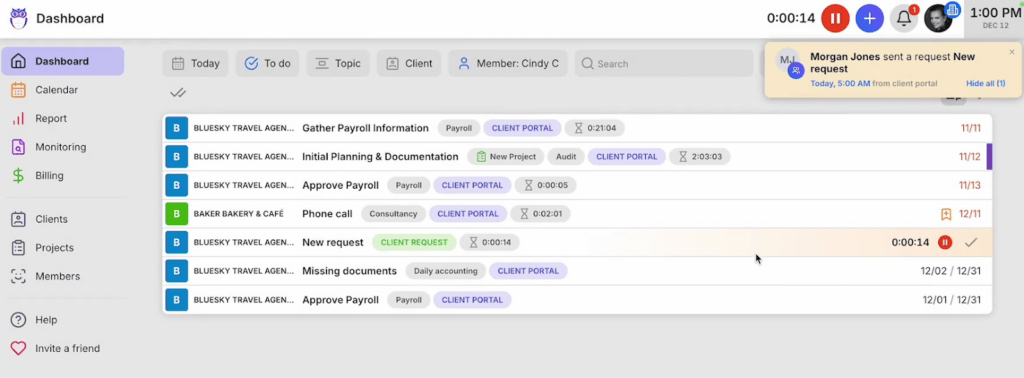 Uku's configurable, branded client portal for accounting firms