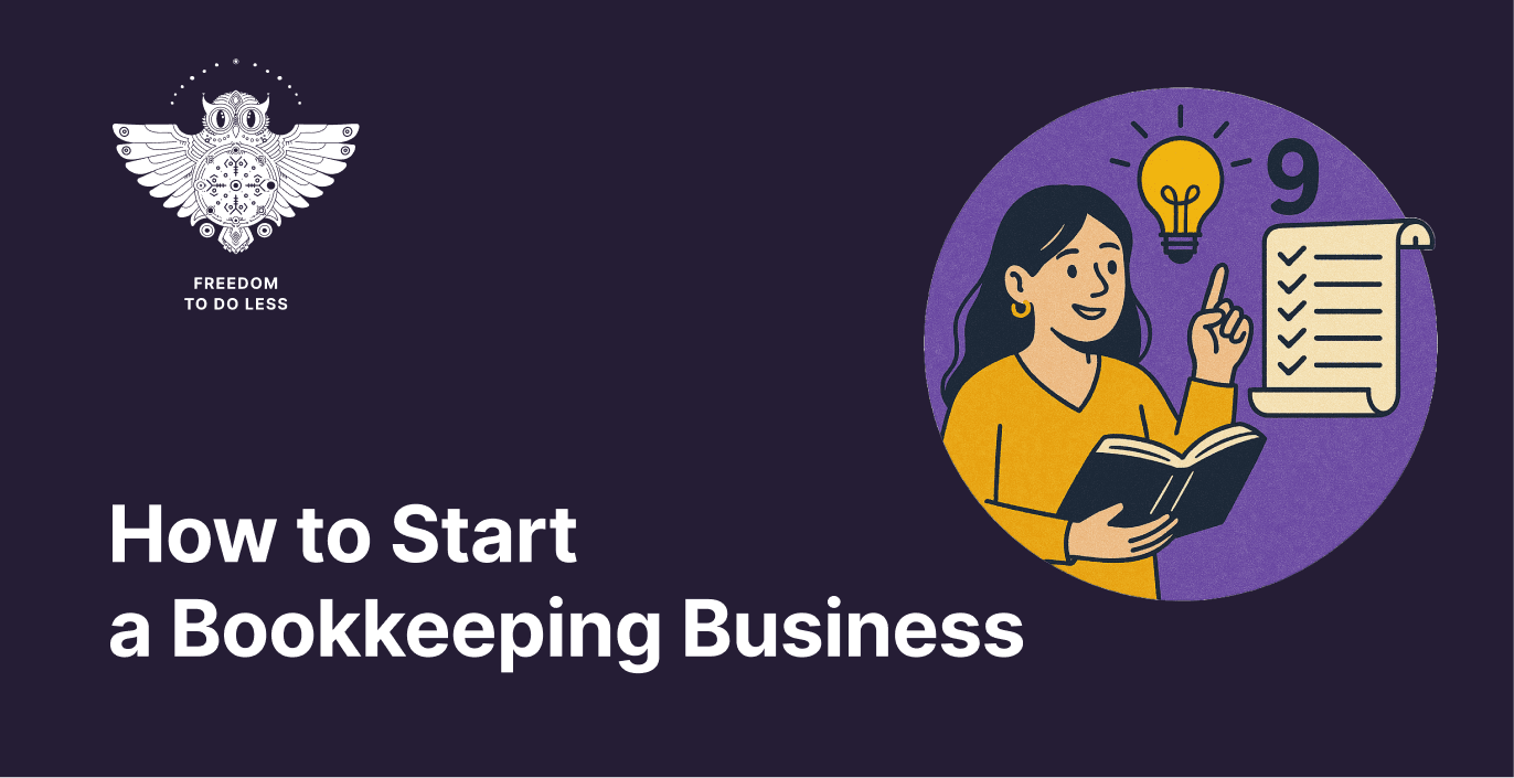 Cover for How to Start a Bookkeeping Business in 9 Steps