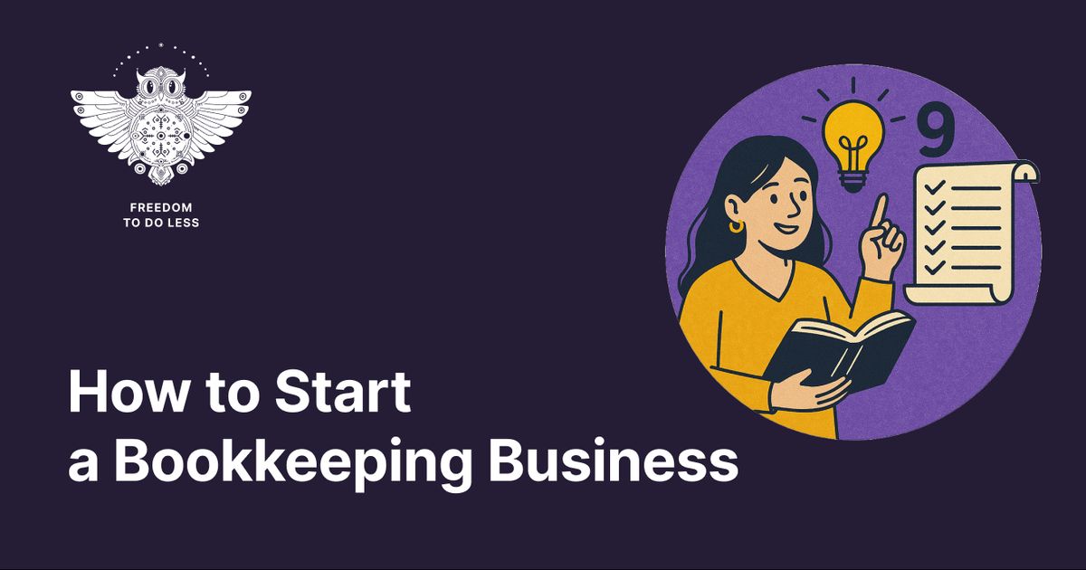 How to Start a Bookkeeping Business in 9 Steps | Uku
