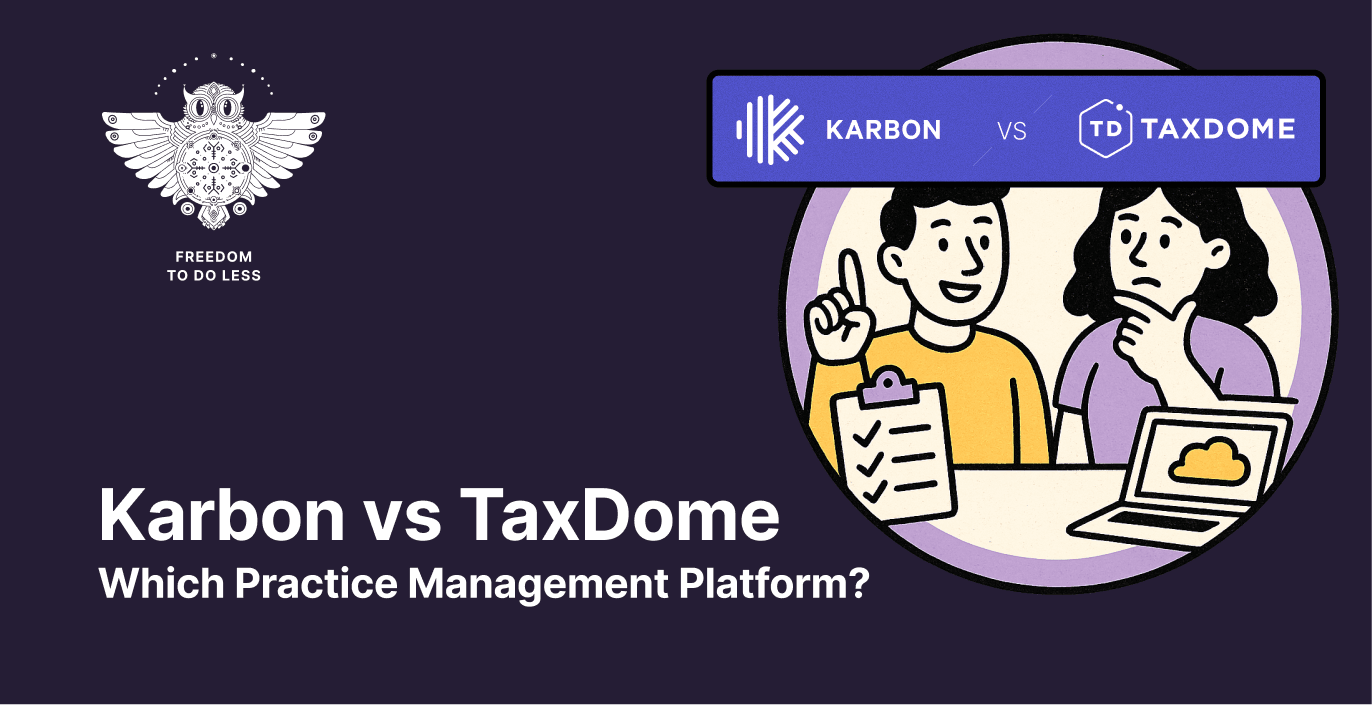Cover for Karbon vs TaxDome (vs Uku): Which Practice Management Platform Fits Your Accounting Firm in 2026?