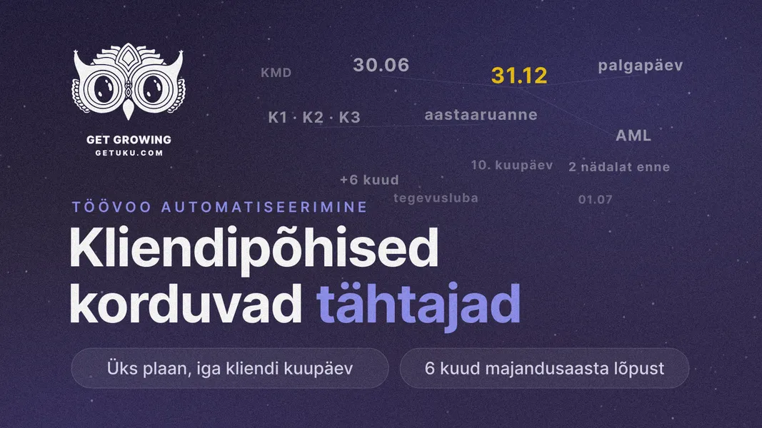 Korduvad ülesanded kliendipõhiste tähtaegadega