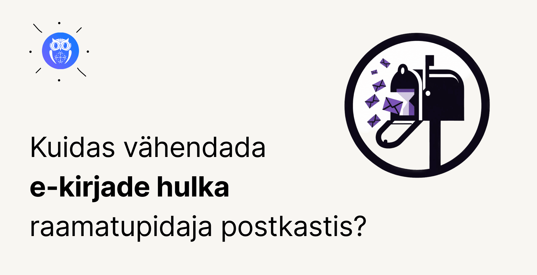 Cover for Kuidas raamatupidaja e-post korda teha?