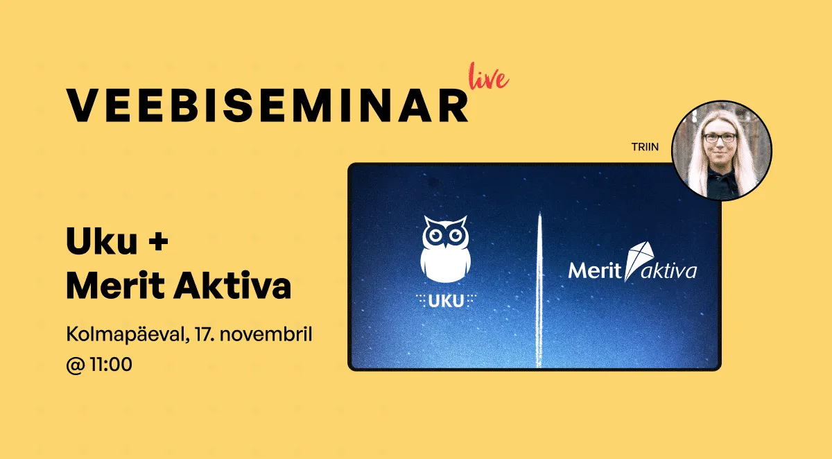 Uku + Merit Aktiva: Raamatupidamise tulevik webinar cover