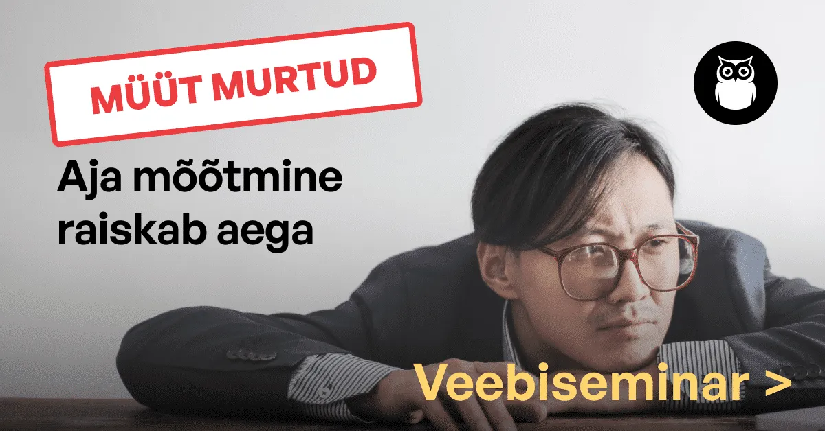 Müüt murtud! Aja mõõtmine ainult raiskab raamatupidamisbüroo aega (inglise keeles) webinar cover