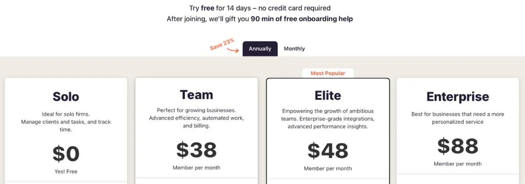 Uku pricing plans page