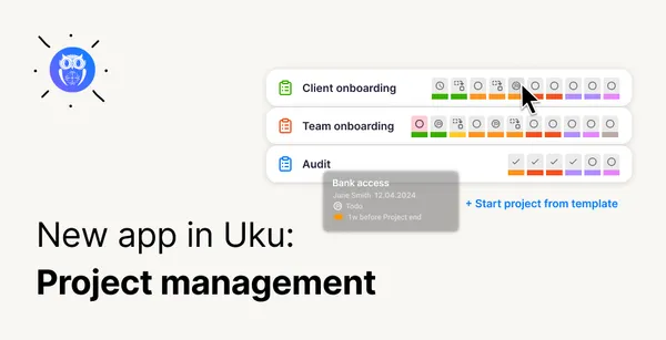 New in Uku: Project Management for Accounting Firms
