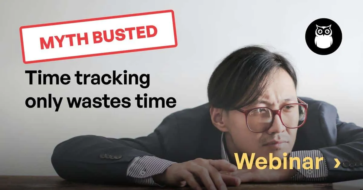 Myth Busted! Time Tracking Only Wastes Time in My Accounting Firm webinar cover