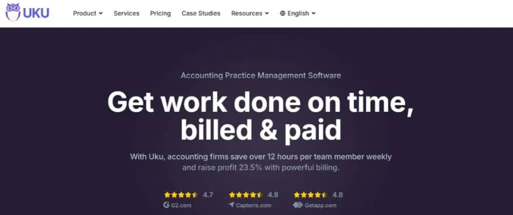 Uku workflow management interface showing three-level task template and client plan structure