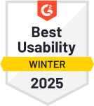 G2 Best Usability Winter 2025