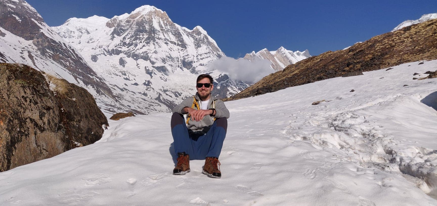 Sven Lepamets in the mountains